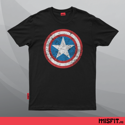 Captain America Distressed Shield